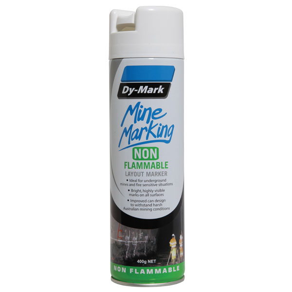 DY-MARK SAFE MARK VERTICAL WHITE 400G AEROSOL 